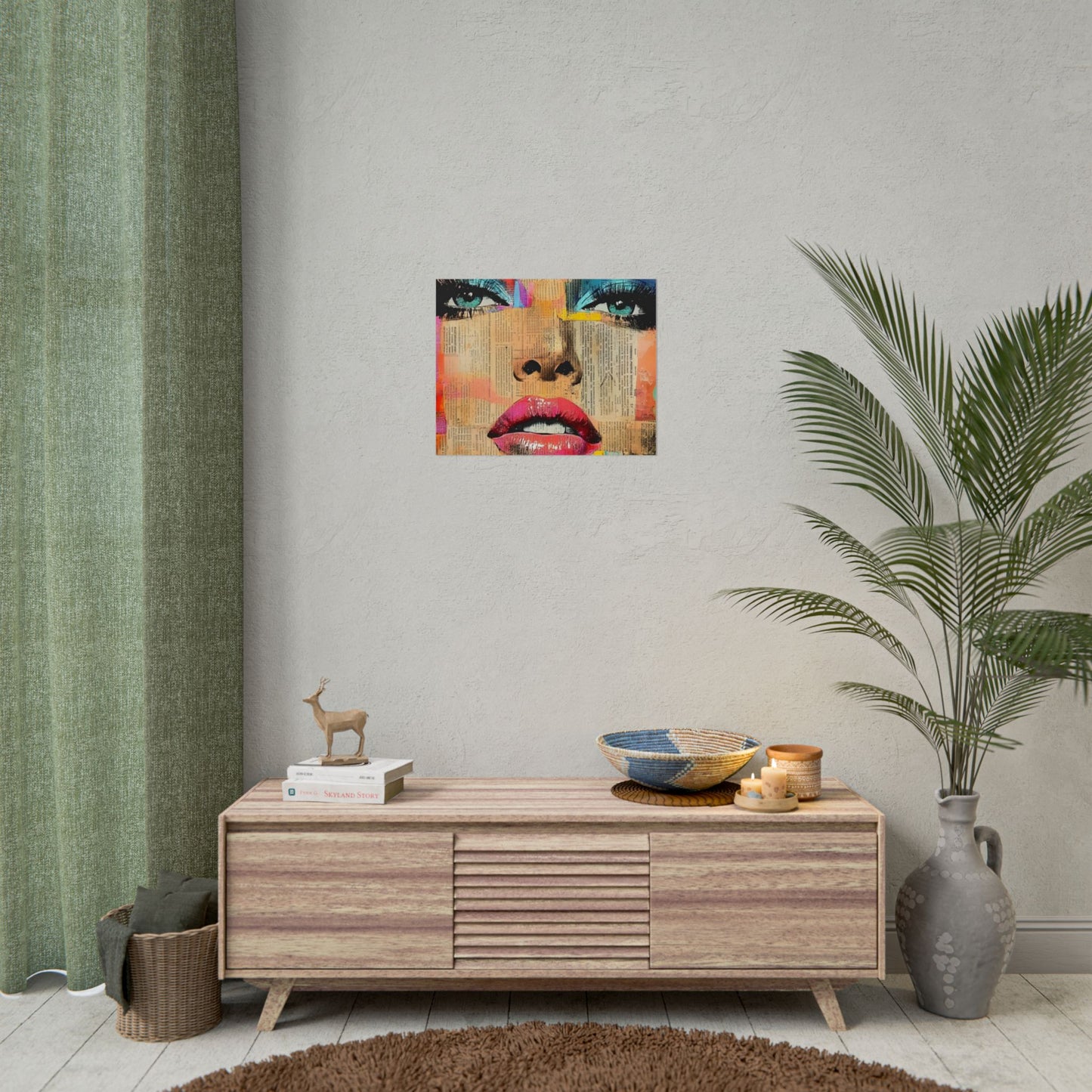 Retro Pop Culture Woman 12 , wall art, Art lovers poster