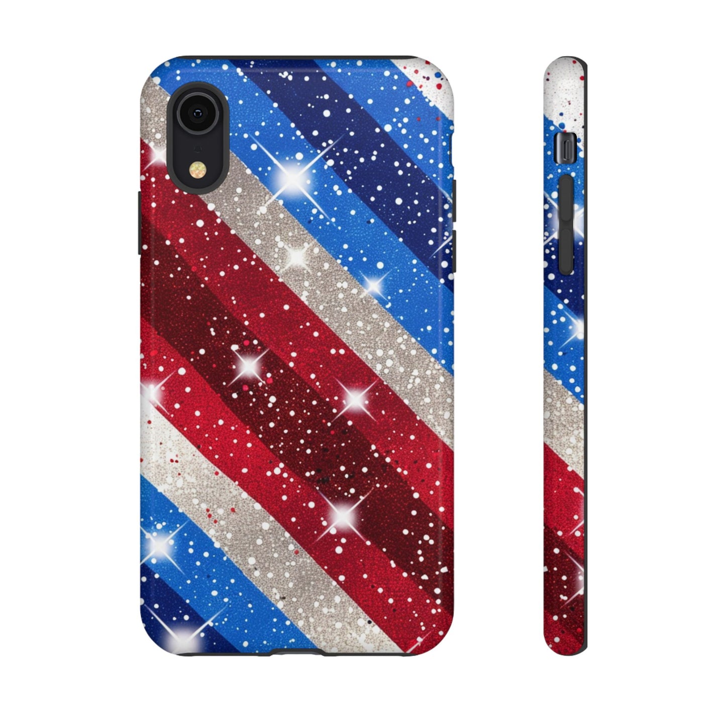Glittery Patriotic Phone Case - Tough Cases