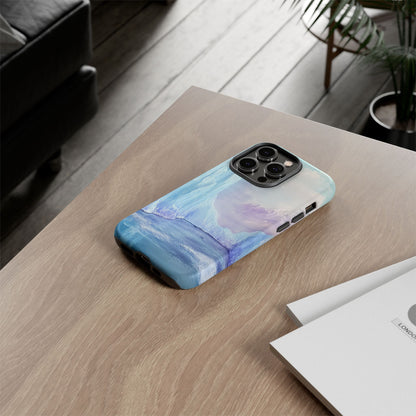 Artistic Phone Case with Iceberg Design