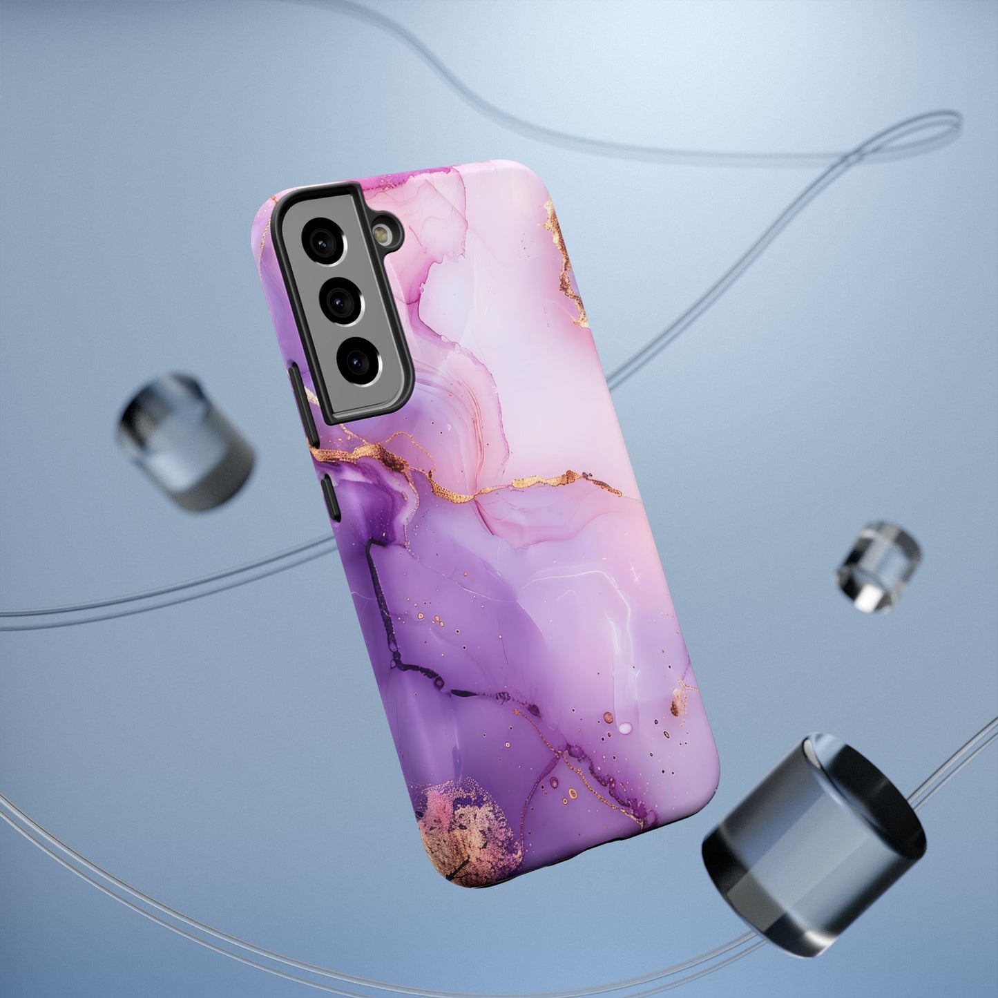 Elegant Purple Marble iPhone Case