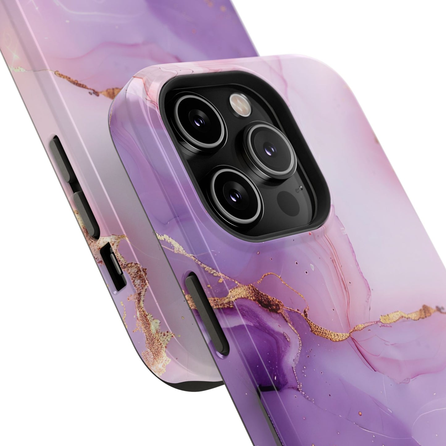 Elegant Purple Marble iPhone Case