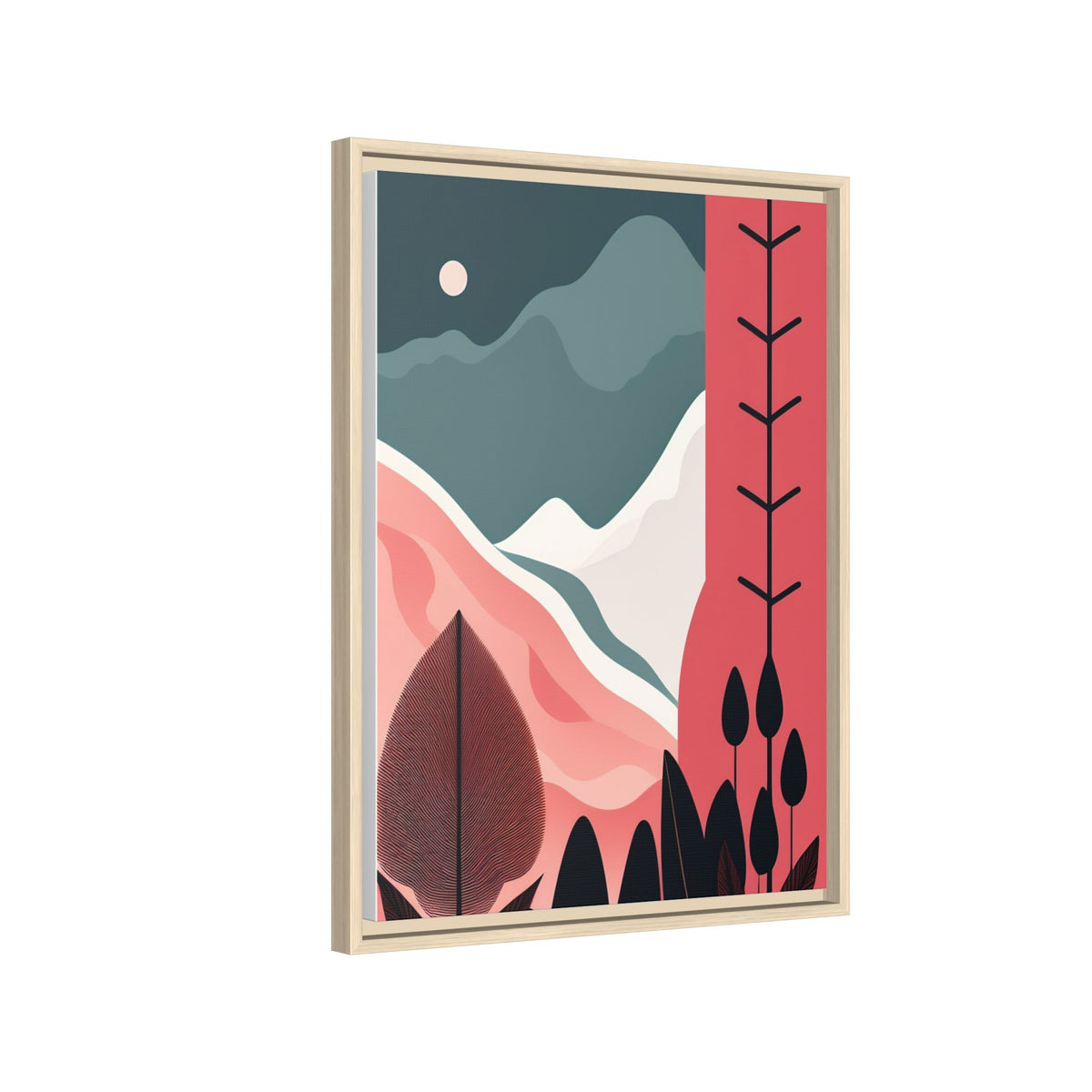 Matte Canvas, Framed (Multi-color)