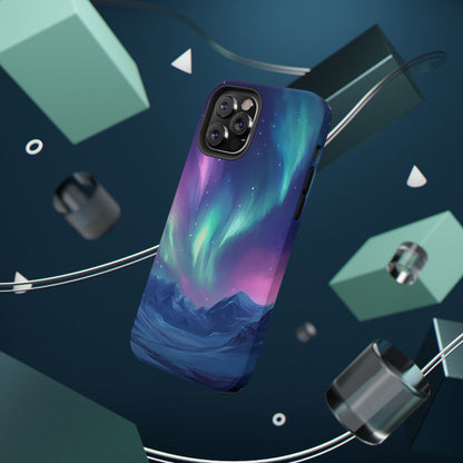 Aurora Borealis Impact-Resistant Phone Case - Colorful Northern Lights Design-2