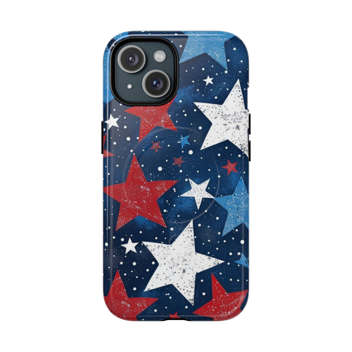 Stars & Stripes Impact-Resistant Phone Case  -Tough Magnetic iPhone Cover