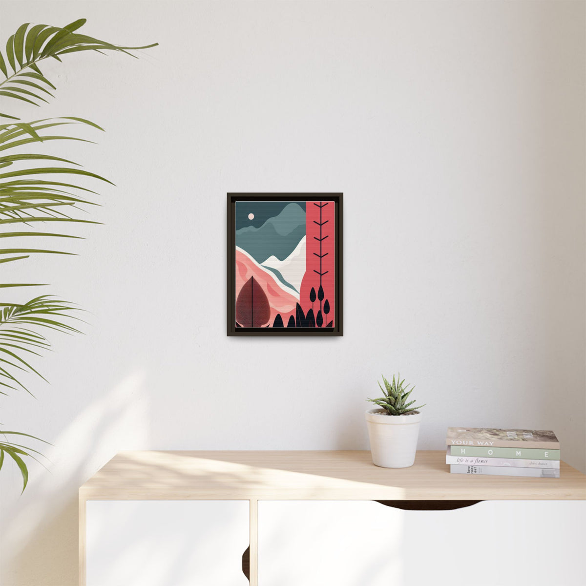 Matte Canvas, Framed (Multi-color)