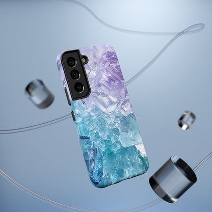 Crystal-Patterned Impact-Resistant Phone Case | Stylish Protection for Adventurers