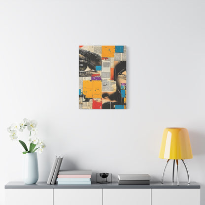 Canvas Wall Art -  Retro Pop Culture woman 4