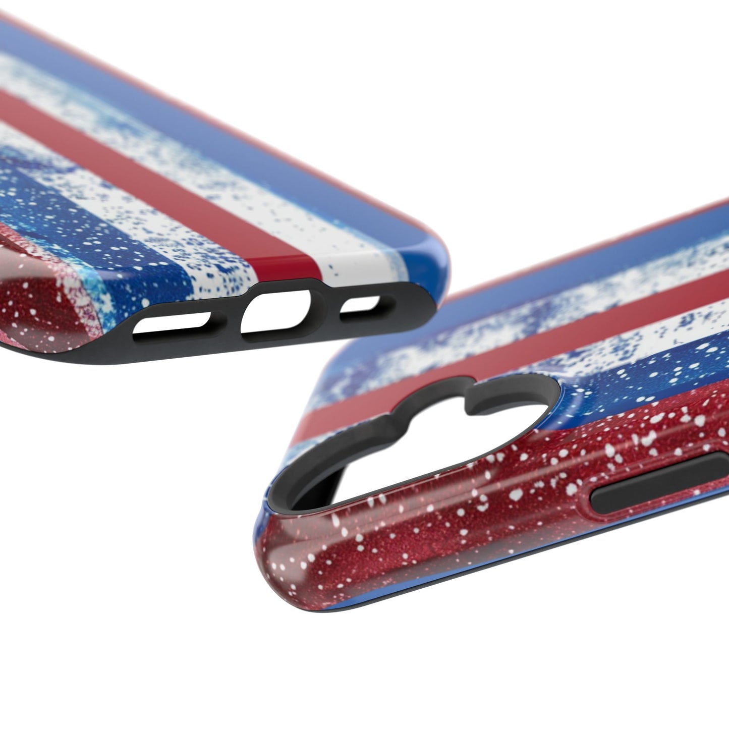 Patriotic Stripes Impact-Resistant Phone Case
