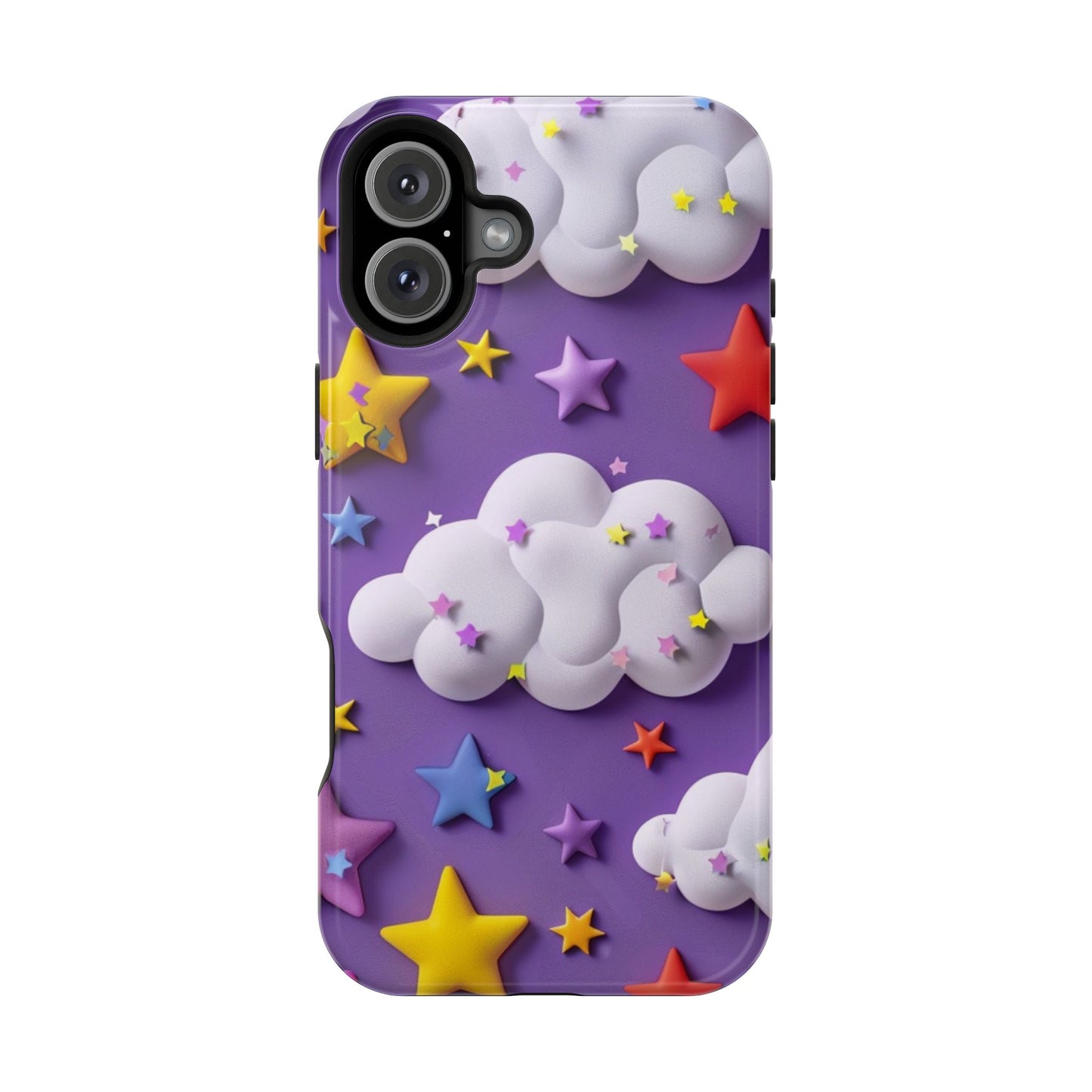 Colorful Cloud & Star Phone Case