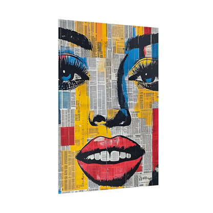 Poster Wall Art - Retro Pop Culture Woman 18 Comic Book Style