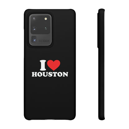 I Love Houston Snap Case Phone Cover