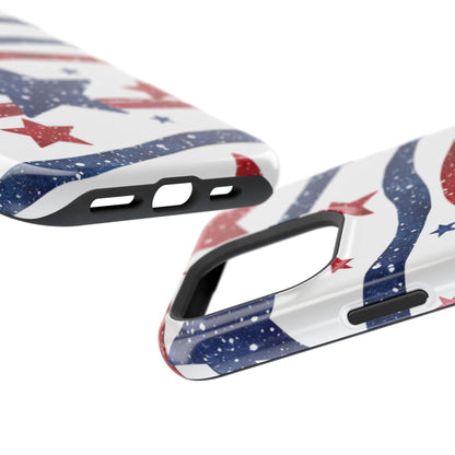 Stars & Stripes Design Impact-Resistant Phone Case