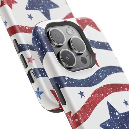 Stars & Stripes Design Impact-Resistant Phone Case