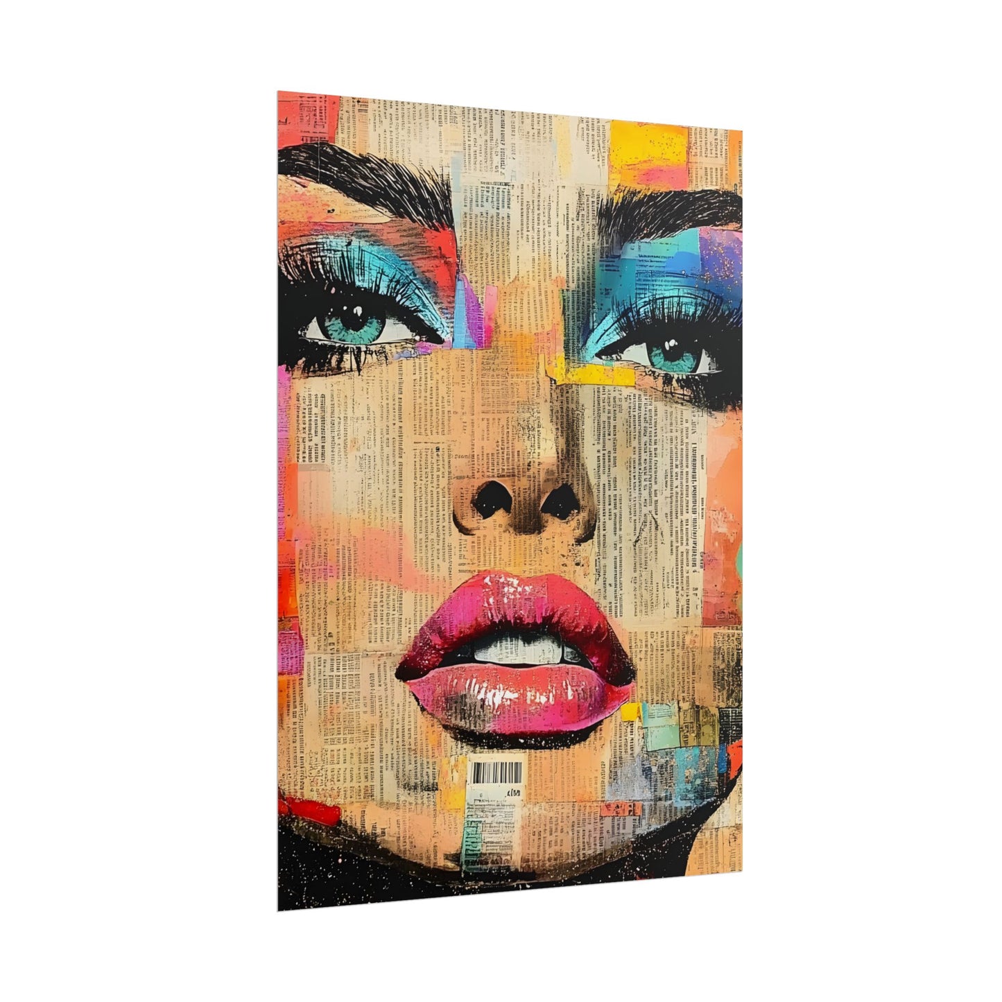 Retro Pop Culture Woman 12 , wall art, Art lovers poster