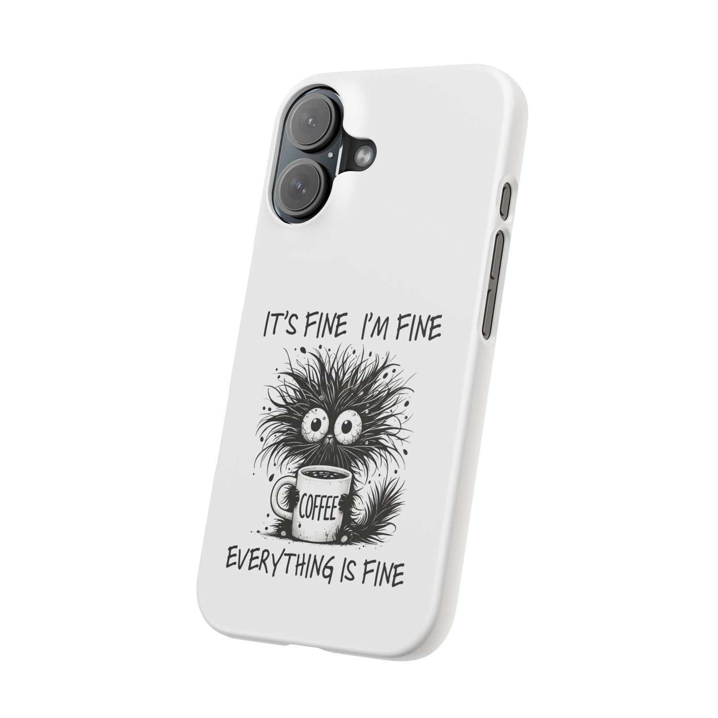Funny Cat  - Slim phone Case