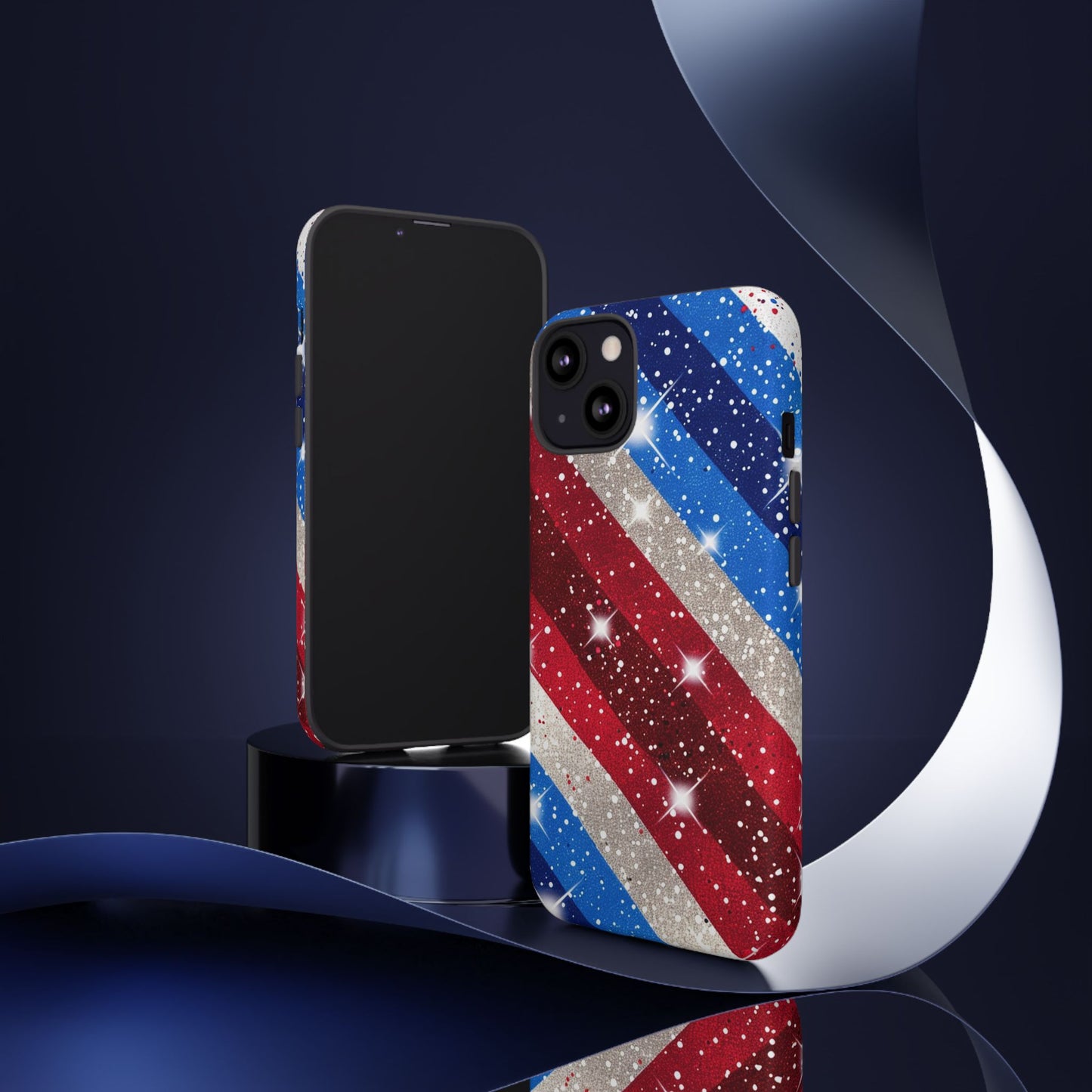 Glittery Patriotic Phone Case - Tough Cases