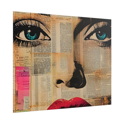Retro Pop Culture Woman Poster 13 ,  Comic Wall Art