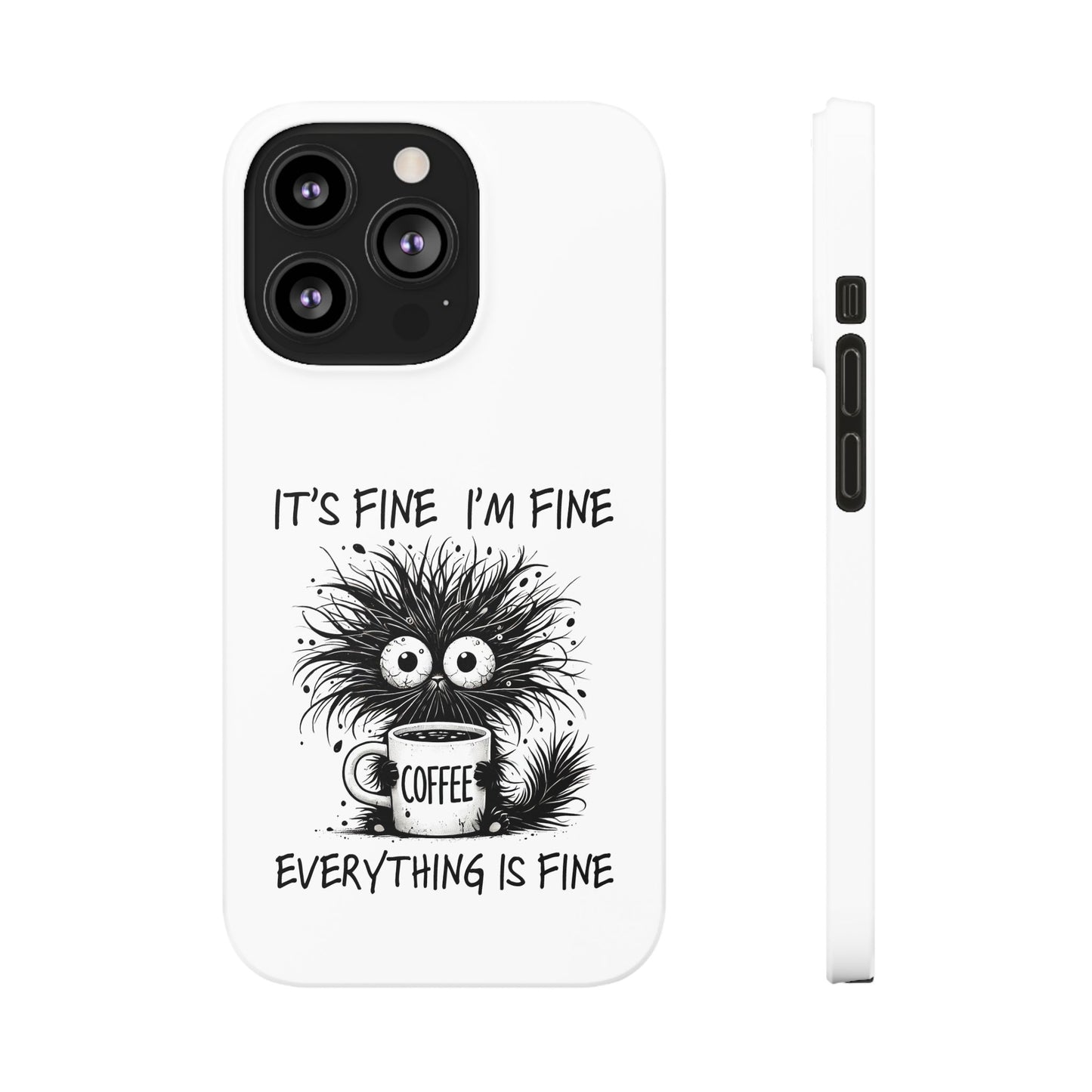 Funny Cat  - Slim phone Case