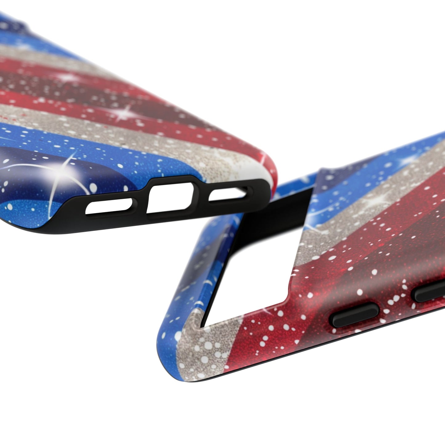Glittery Patriotic Phone Case - Tough Cases