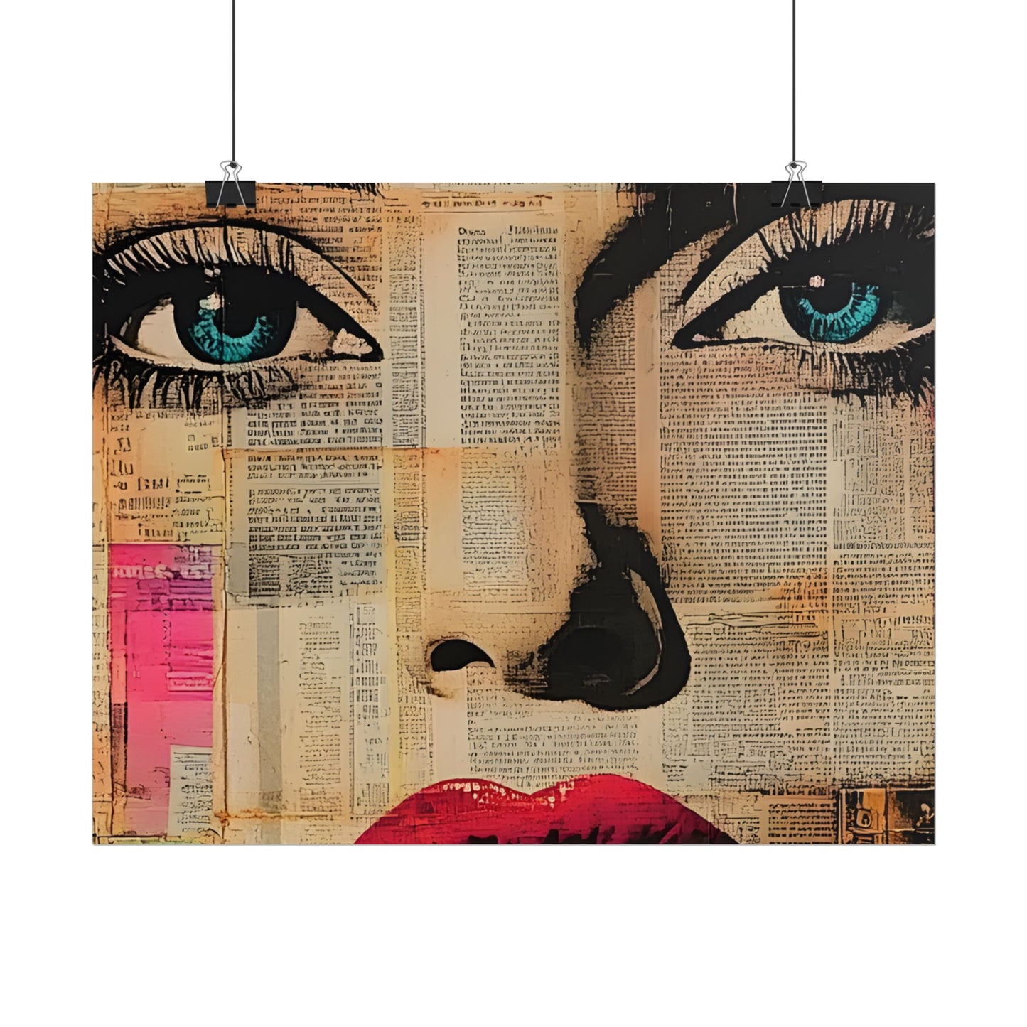 Retro Pop Culture Woman Poster 13 ,  Comic Wall Art