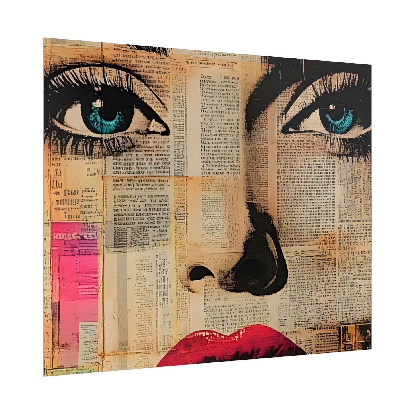 Retro Pop Culture Woman Poster 13 ,  Comic Wall Art
