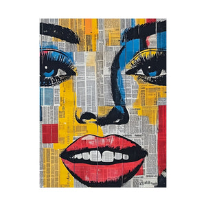 Poster Wall Art - Retro Pop Culture Woman 18 Comic Book Style