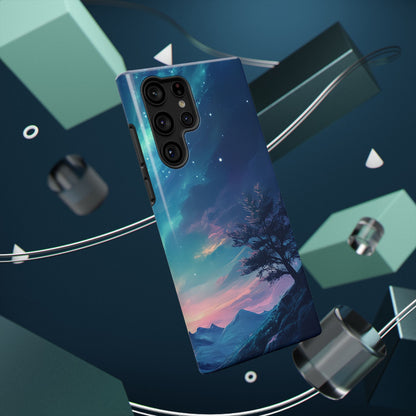 Stunning Galaxy Tree Impact-Resistant Phone Case