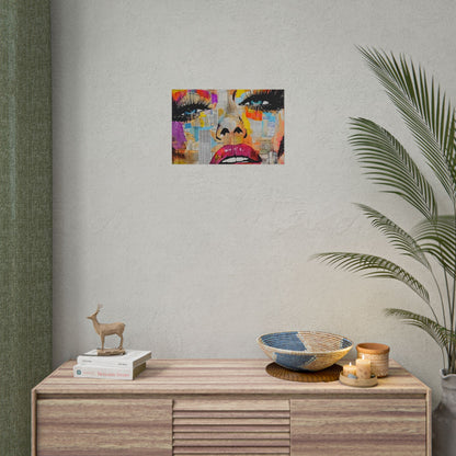 Pop Culture Woman 1 -Vibrant Art Prints,  Fashion Poster,