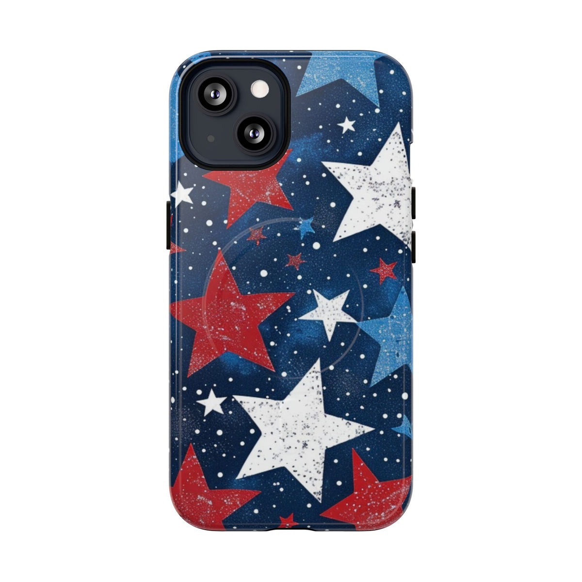 Stars & Stripes Impact-Resistant Phone Case  -Tough Magnetic iPhone Cover