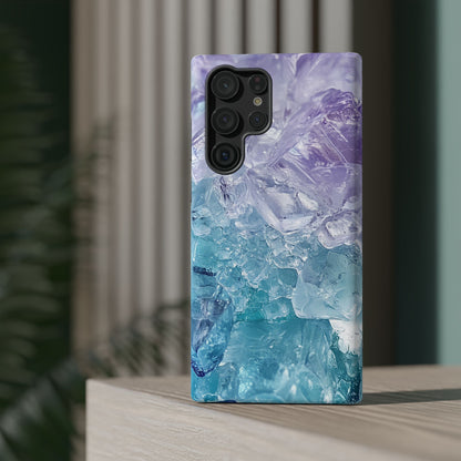 Crystal-Patterned Impact-Resistant Phone Case | Stylish Protection for Adventurers