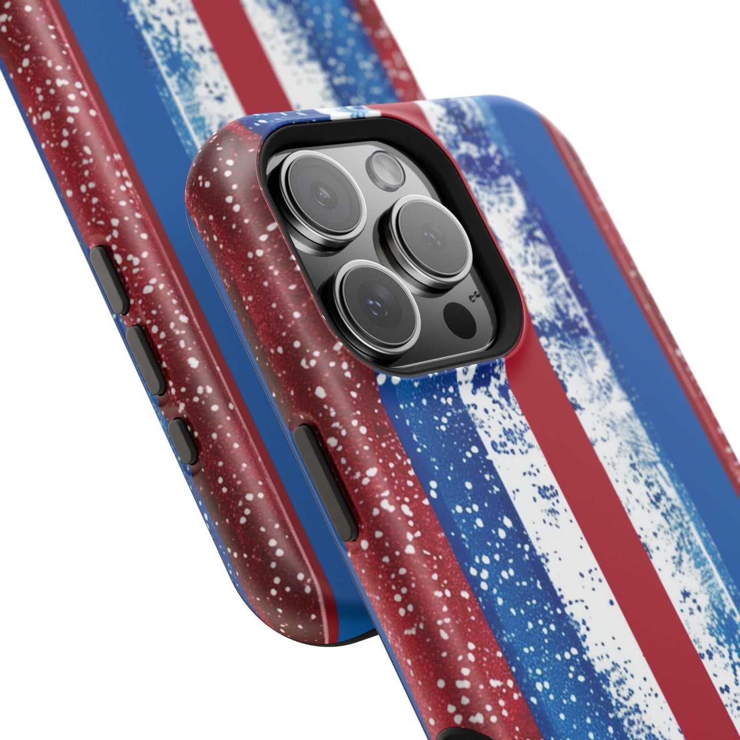 Patriotic Stripes Impact-Resistant Phone Case