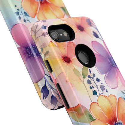 Floral Tough Case for Google Pixel- theme 1