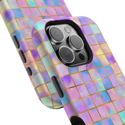 Colorful Mosaic Impact-Resistant Phone Case