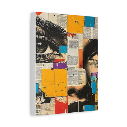 Canvas Wall Art -  Retro Pop Culture woman 4