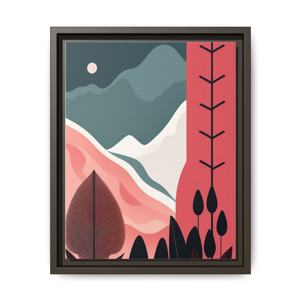 Matte Canvas, Framed (Multi-color)