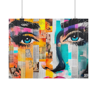 Retro Pop Culture Woman 6-Vibrant Art Wall Decor