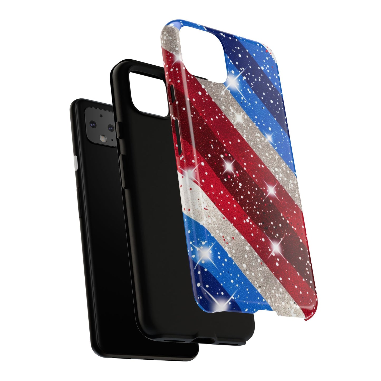 Glittery Patriotic Phone Case - Tough Cases
