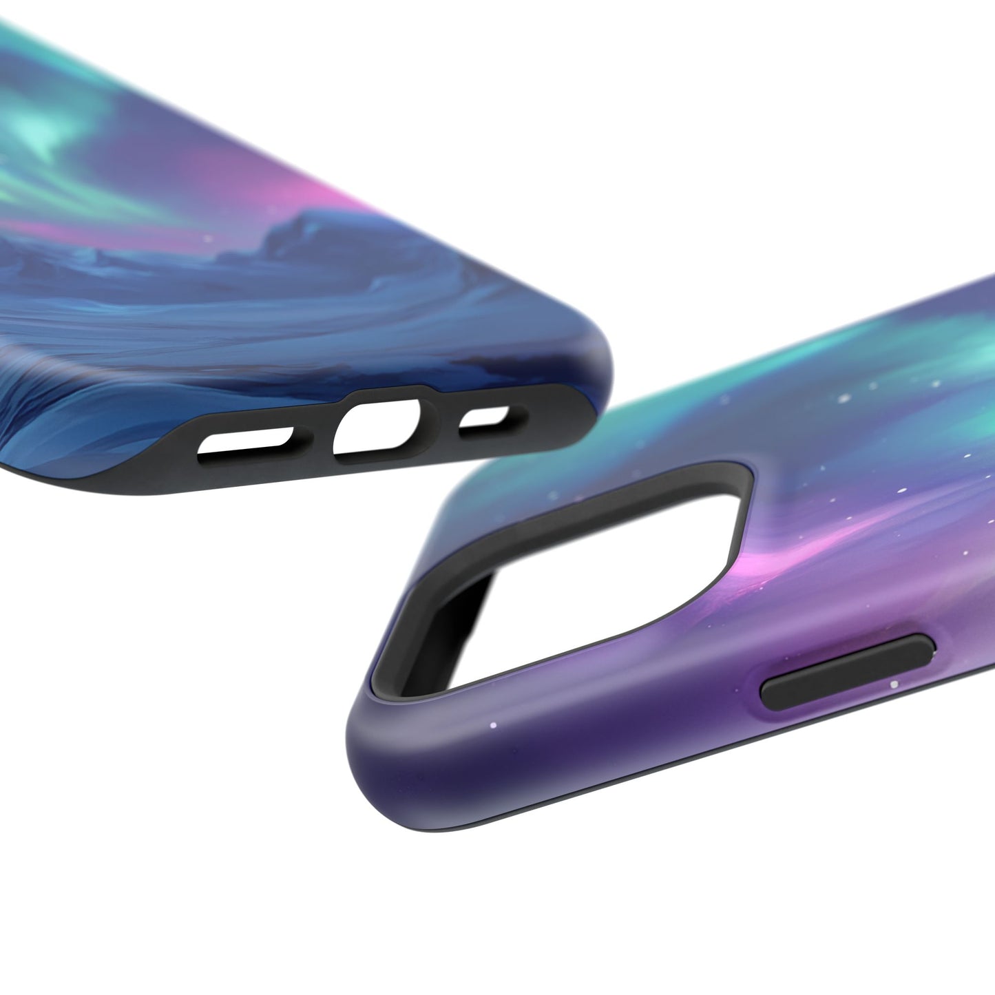 Aurora Borealis Impact-Resistant Phone Case - Colorful Northern Lights Design-2