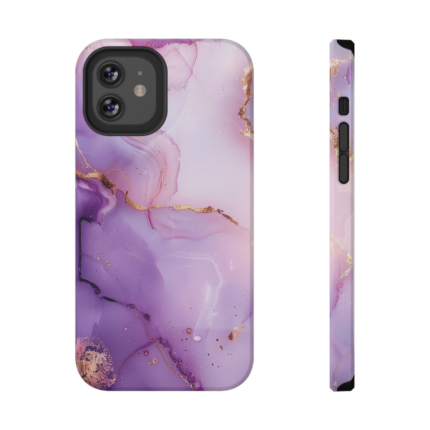 Elegant Purple Marble iPhone Case