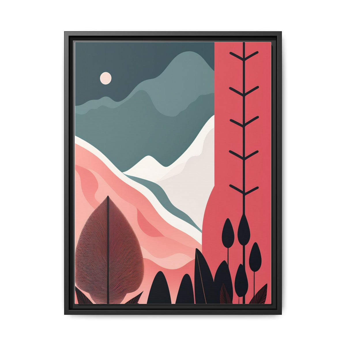 Matte Canvas, Framed (Multi-color)