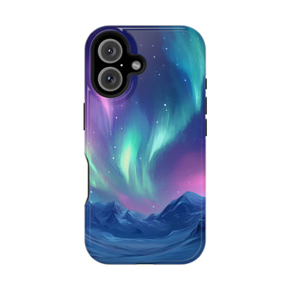 Aurora Borealis Impact-Resistant Phone Case - Colorful Northern Lights Design-2