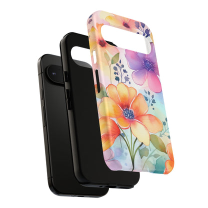 Phone Case - Spring Flower Watercolor Tough Case