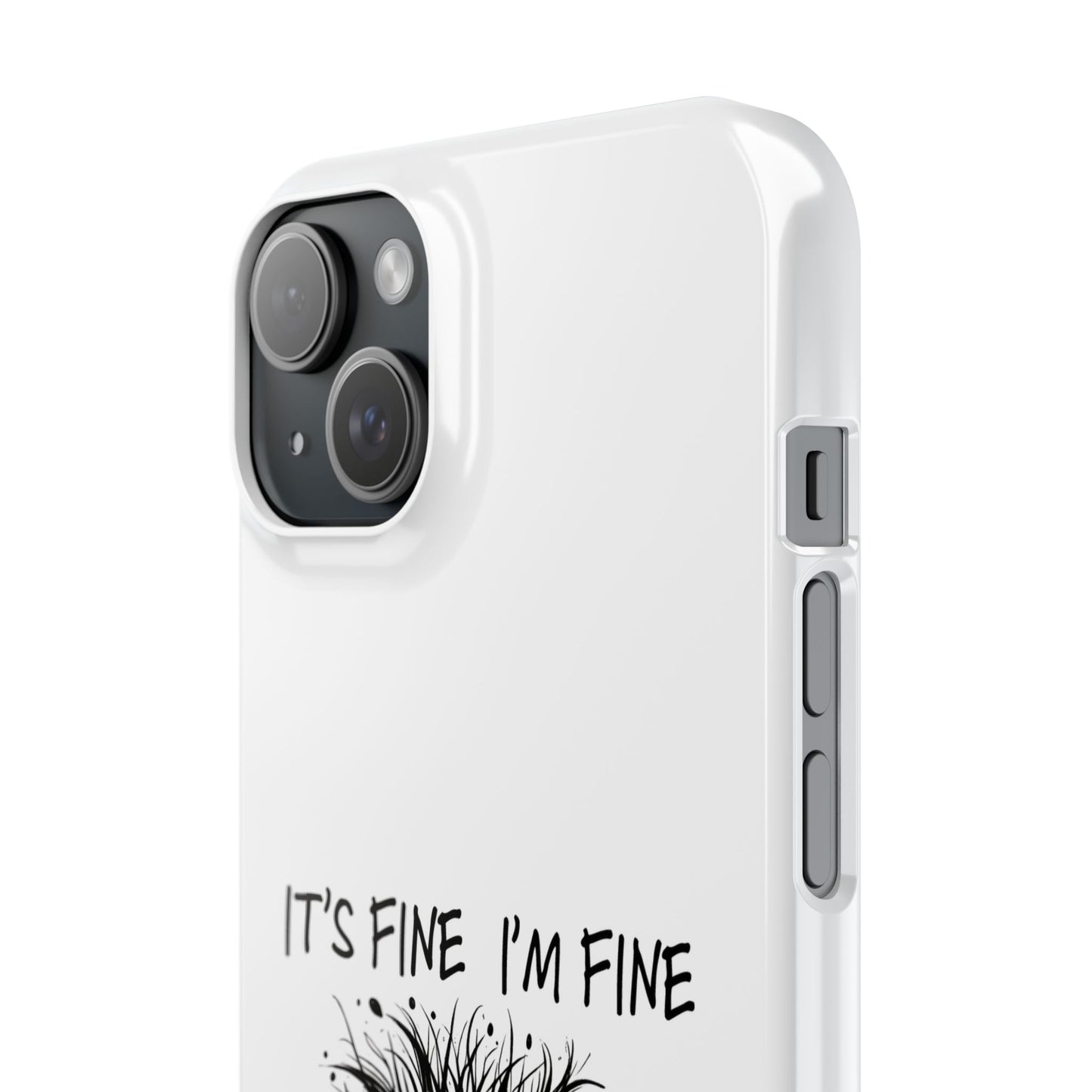 Funny Cat  - Slim phone Case
