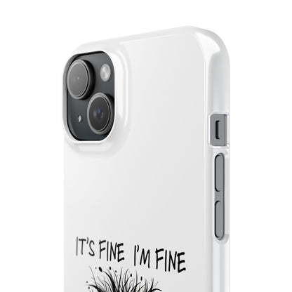 Funny Cat  - Slim phone Case