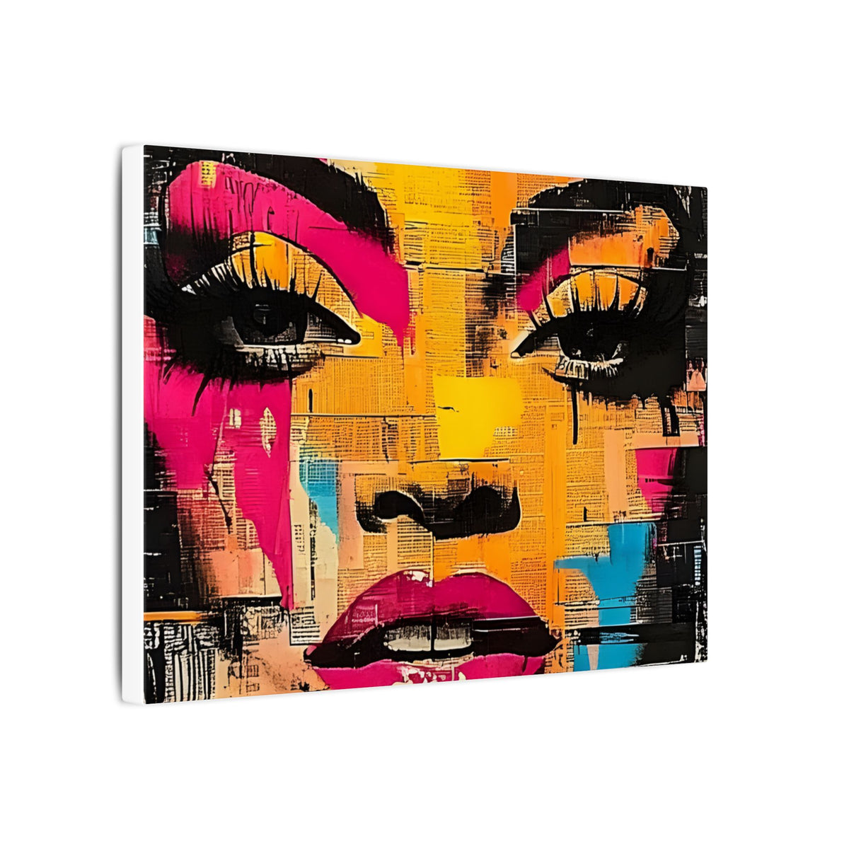 Canvas Wall Art - Retro Pop Culture Women 1
