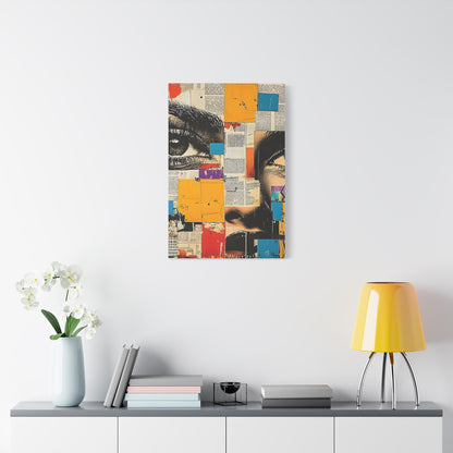 Canvas Wall Art -  Retro Pop Culture woman 4