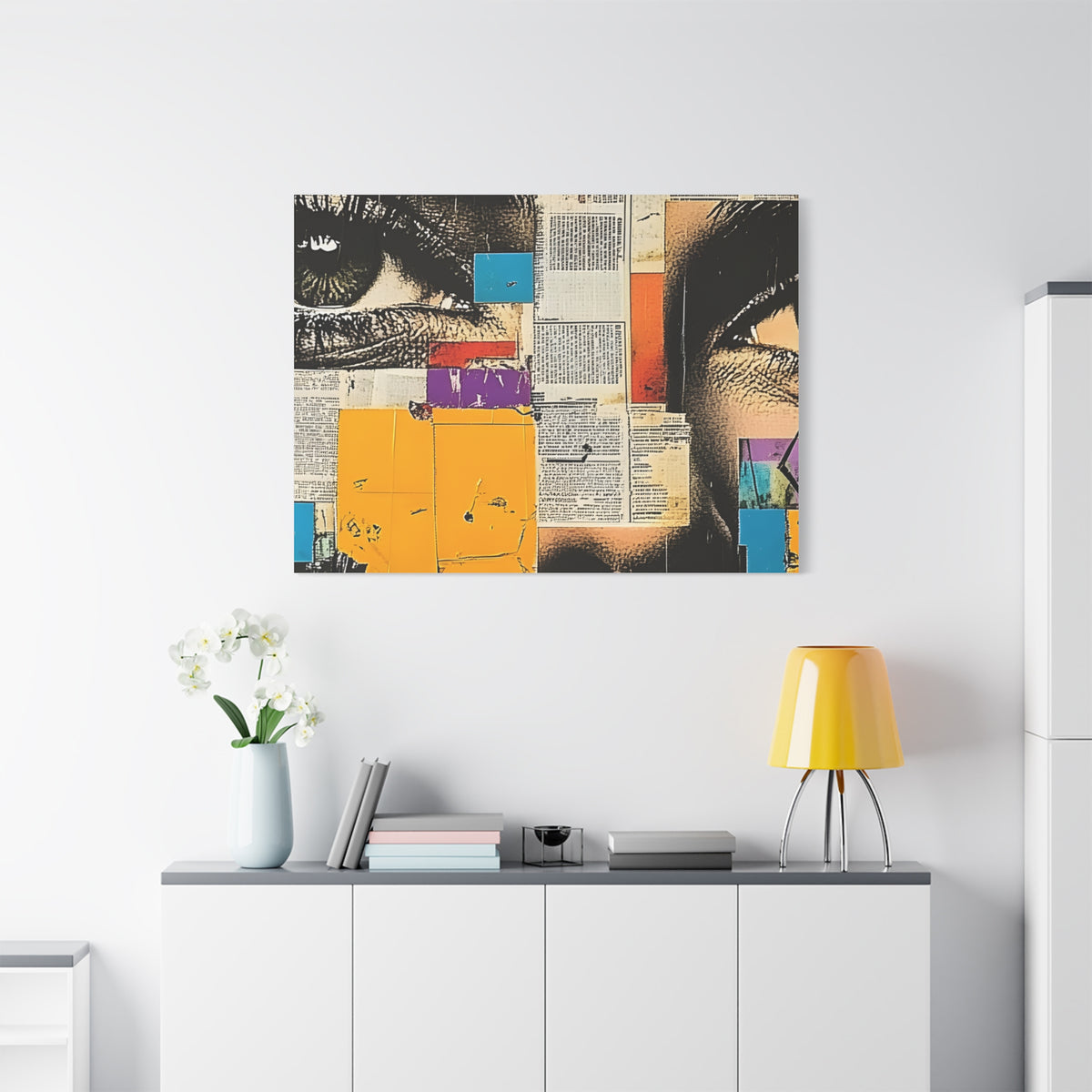 Canvas Wall Art -  Retro Pop Culture woman 4