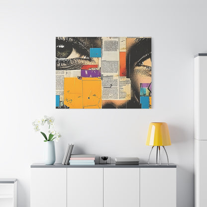 Canvas Wall Art -  Retro Pop Culture woman 4