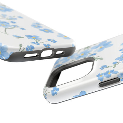 Blue Flower Design Floral Phone Case