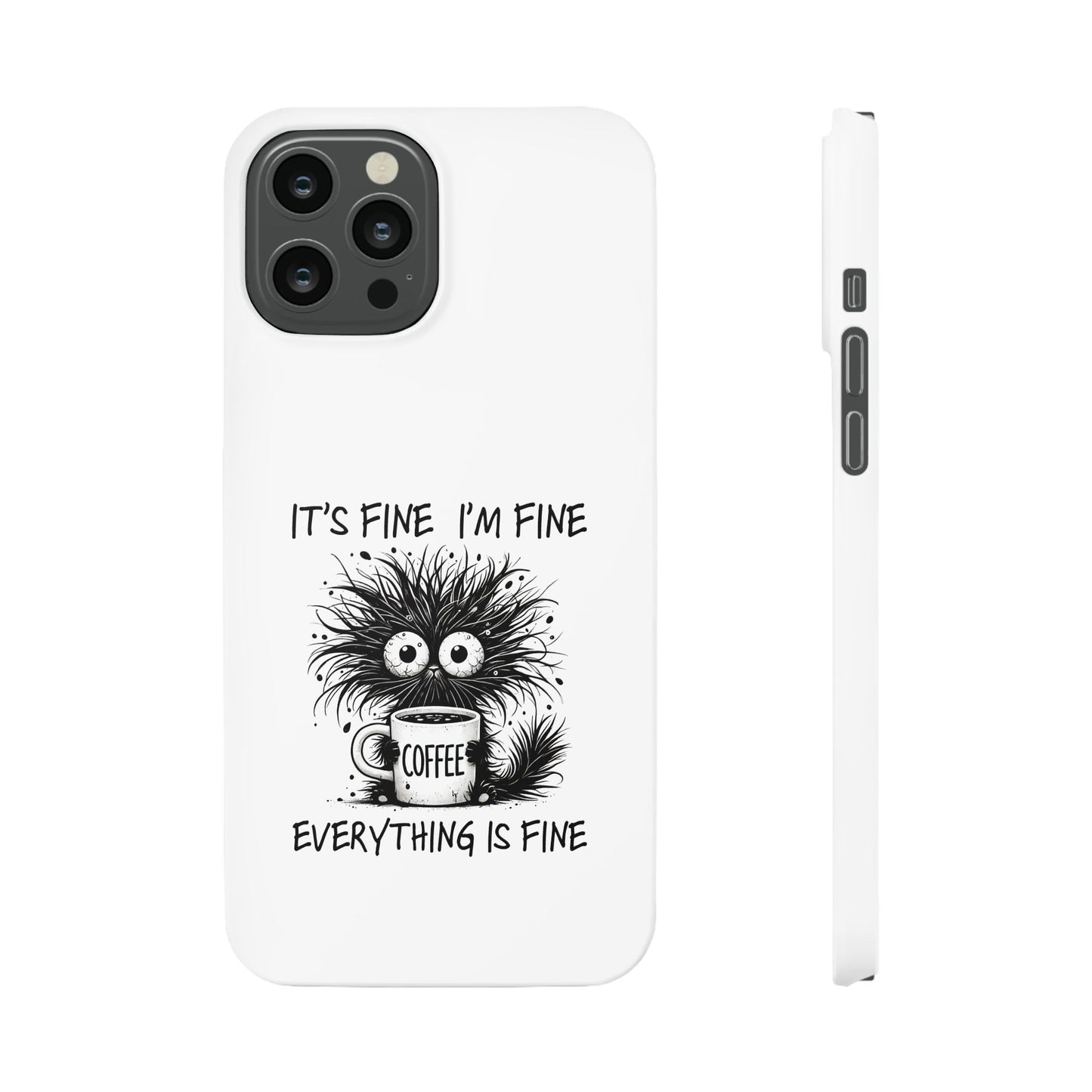 Funny Cat  - Slim phone Case